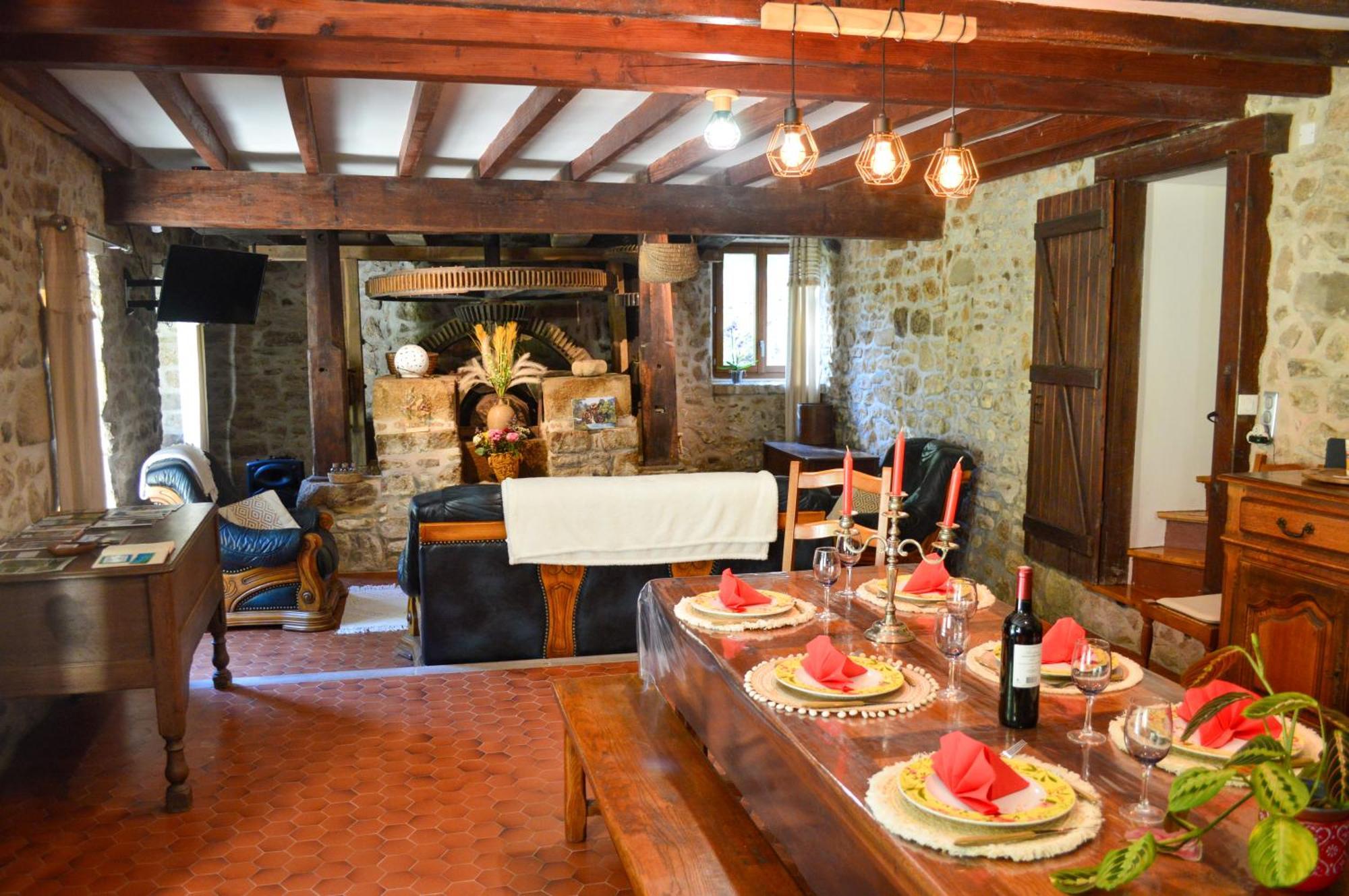 Authentique Moulin Tout Inclus-Moulin De Lavaugarde Thauron Eksteriør billede
